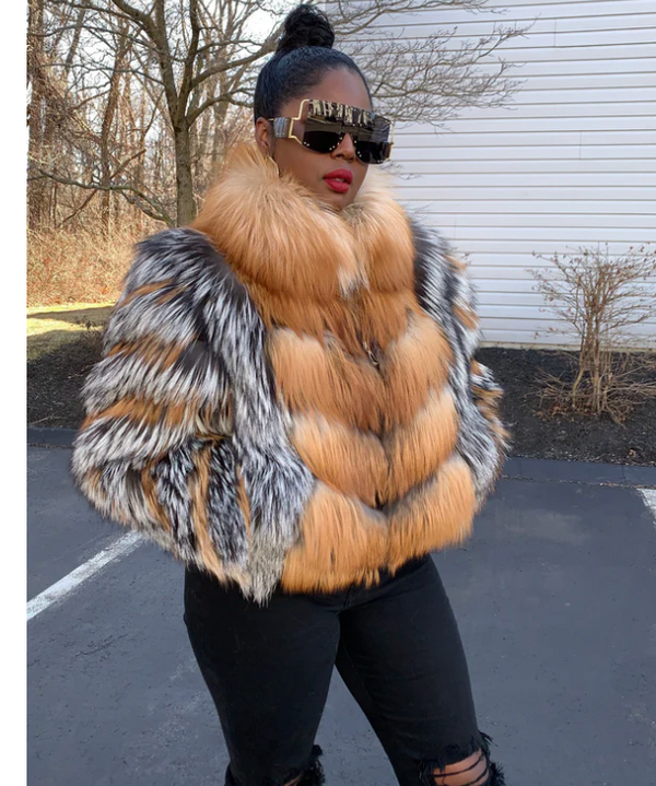 Size M: Thurmand Gold fox and silver fox