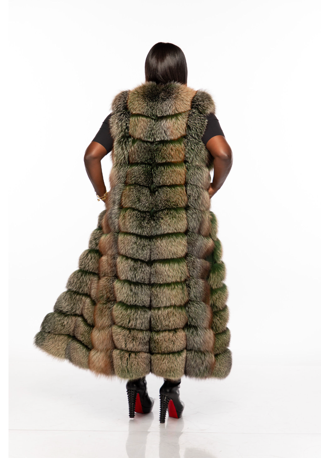 Gina Full Length Vest (Mean Green or Choose Color)