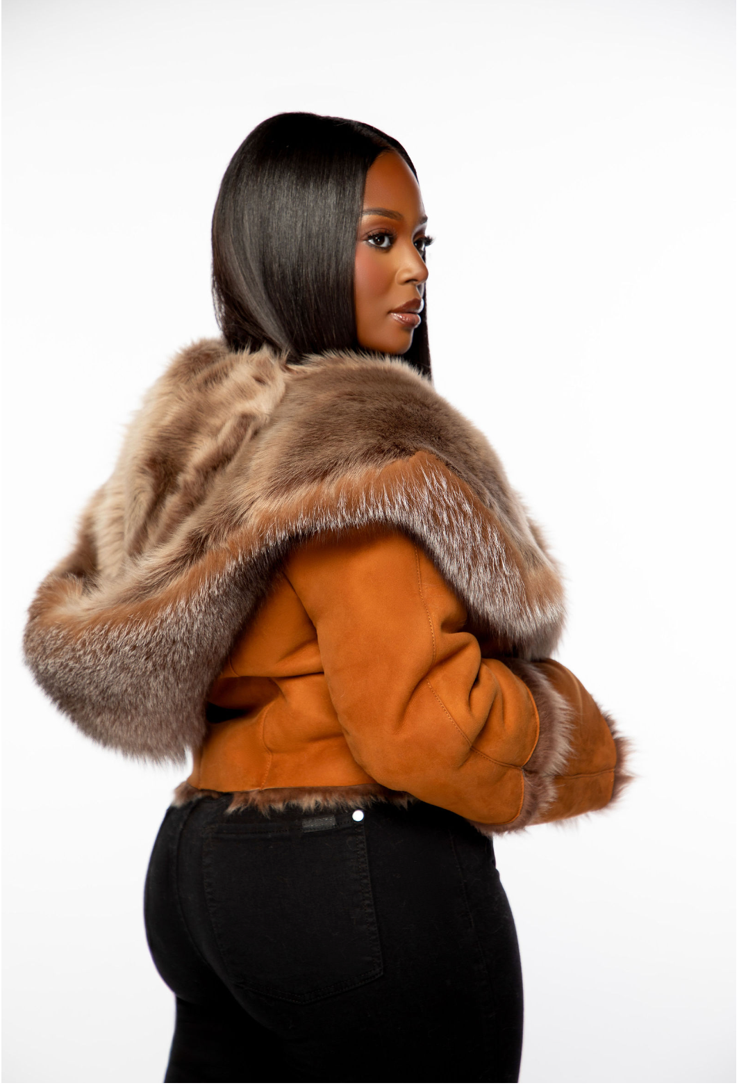 Cropped Skylar Shearling