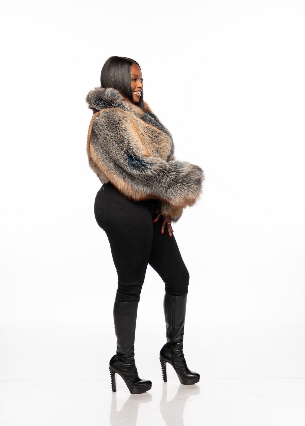 Jenny Cropped Fur (Choose Color)
