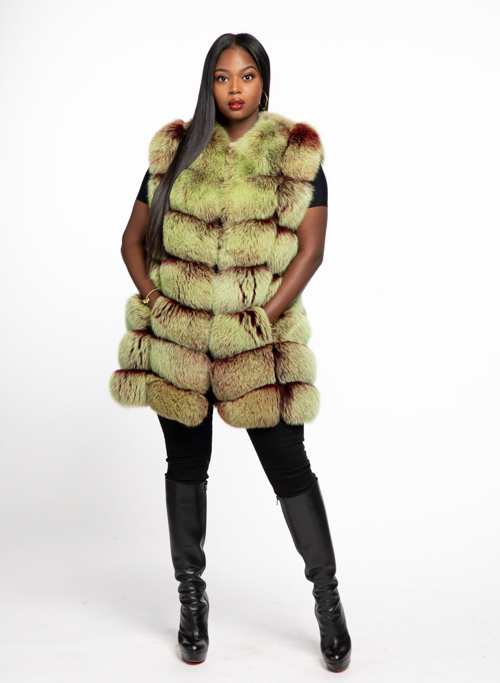 Shirley Vest Green Verso The Fancy Success