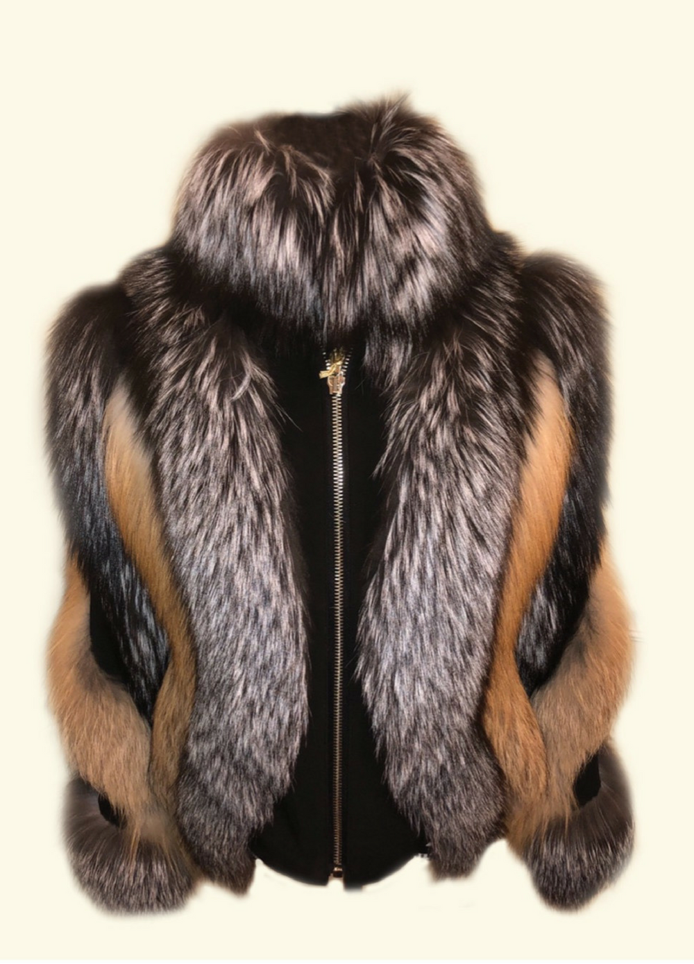 Manchester Silver and Gold Fox Jacket