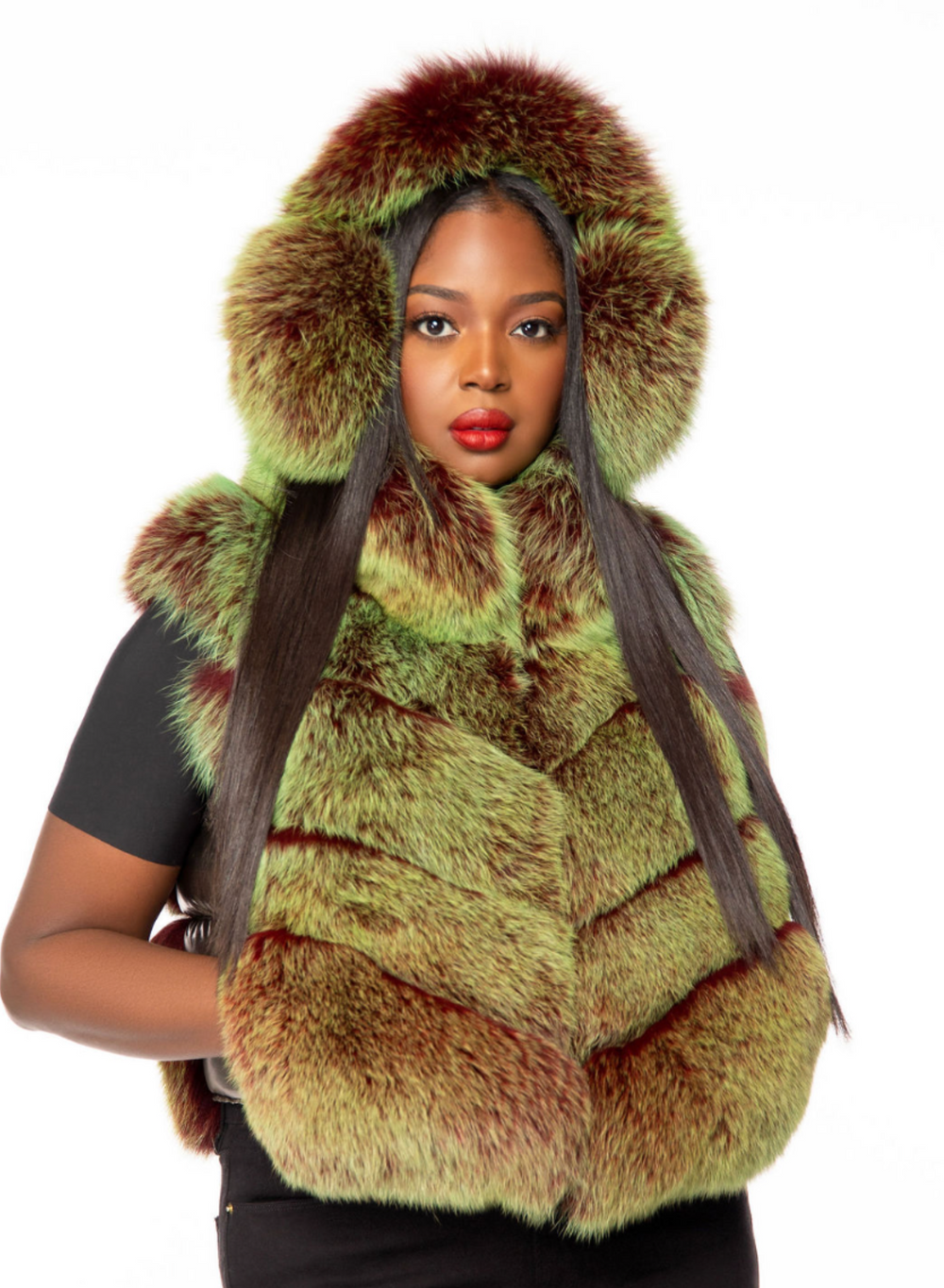 Lillian Fox Fur Vest