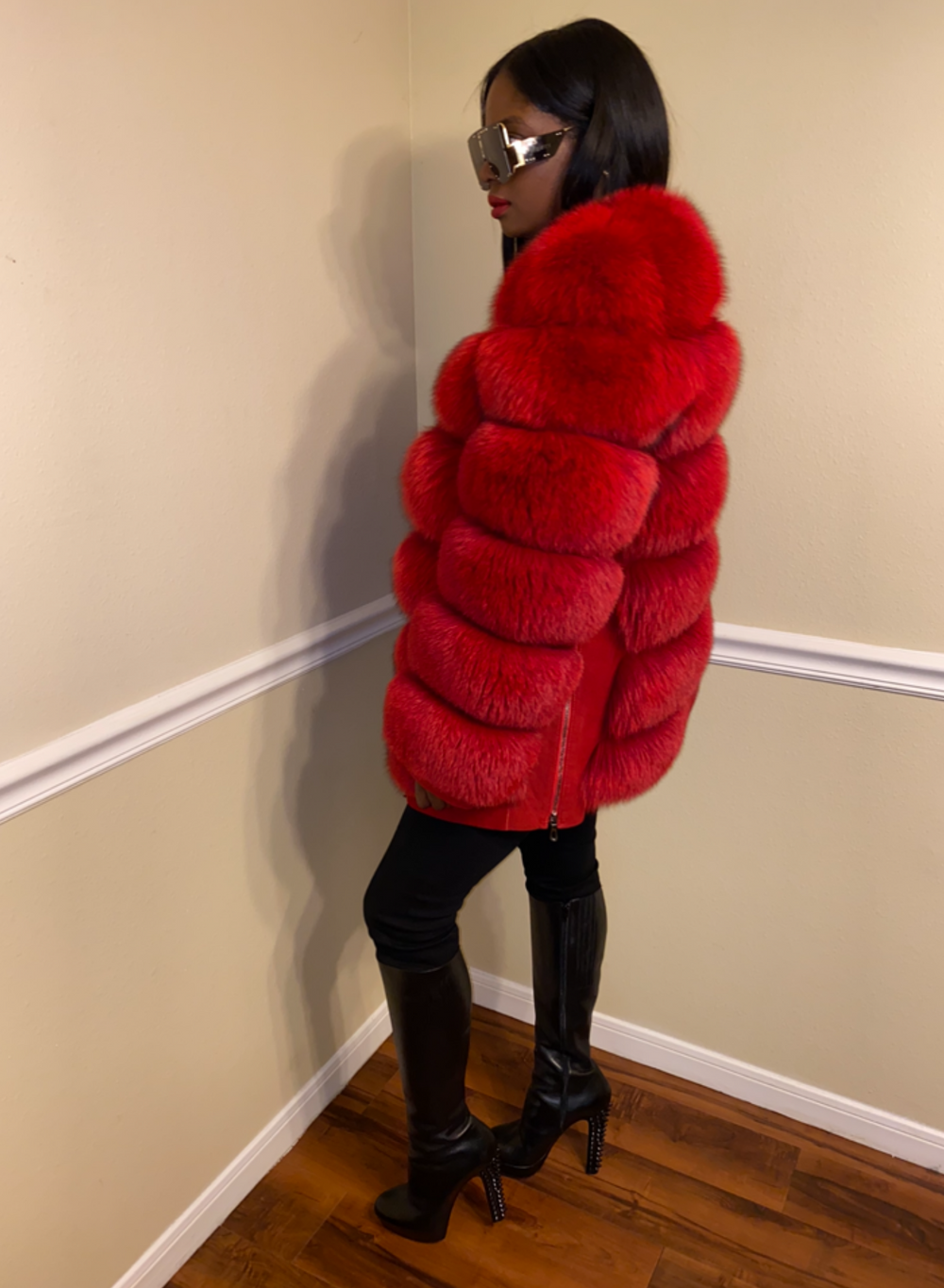 Size M Red Fox Jacket