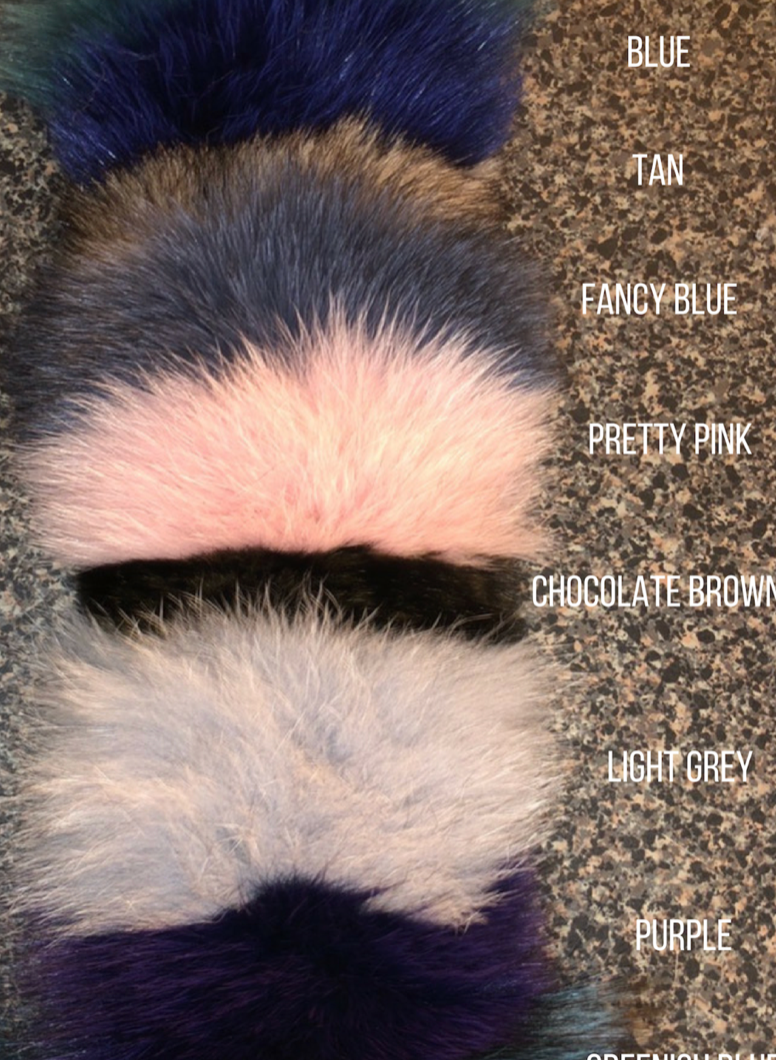 Shirley Fox Fur Coat with Detachable Hood and Sleeves