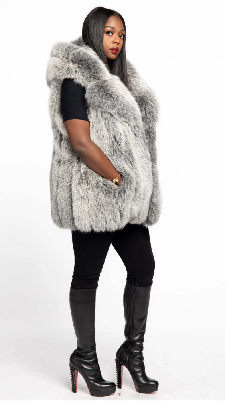 Plus size faux vest outlet