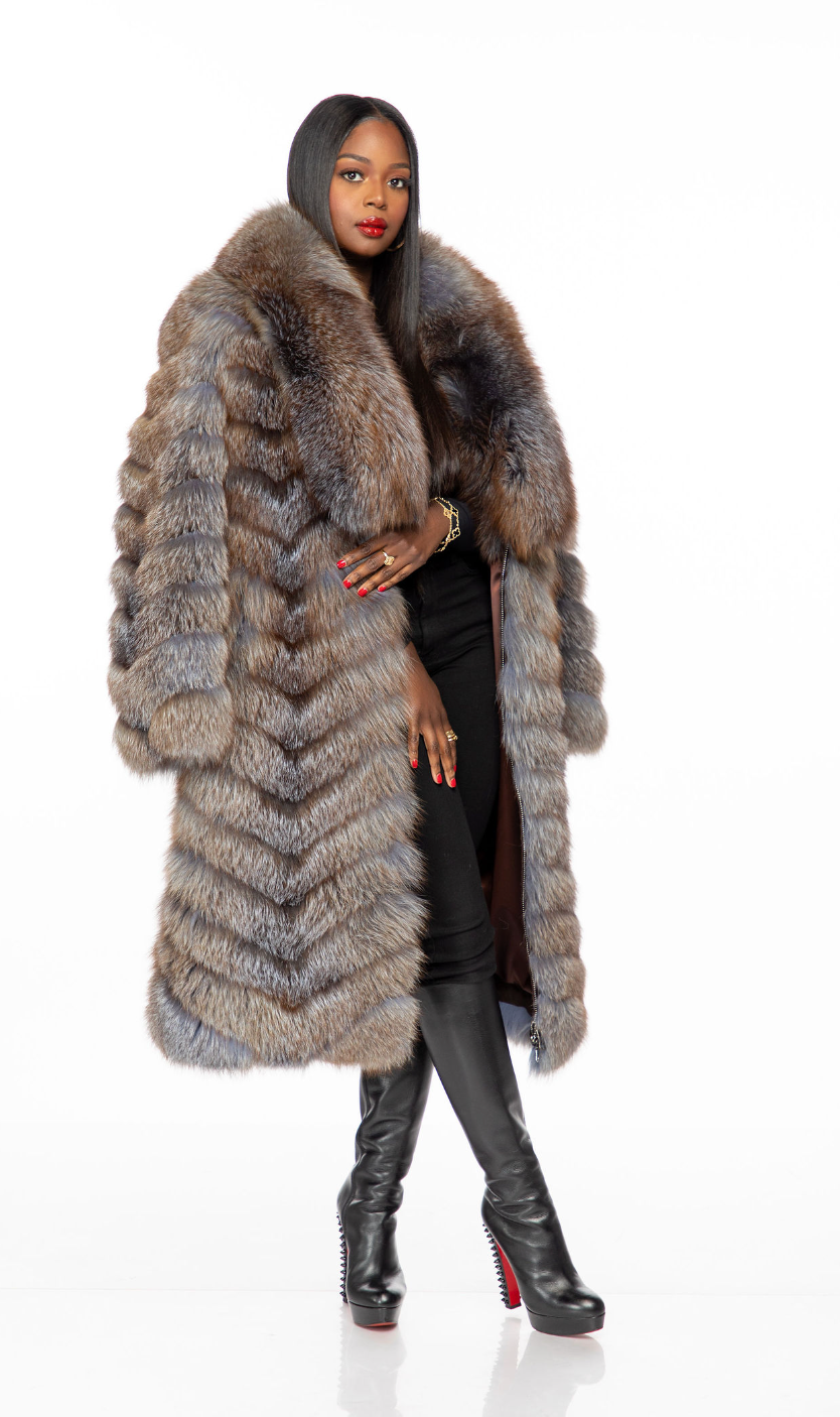 Milan Fox Fur Coat