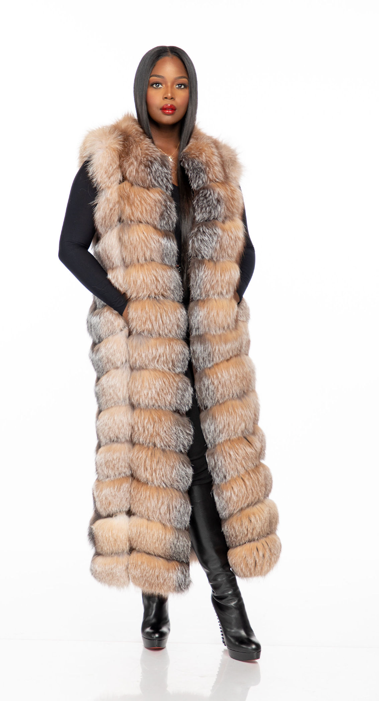 Gina  Fox Fur Vest