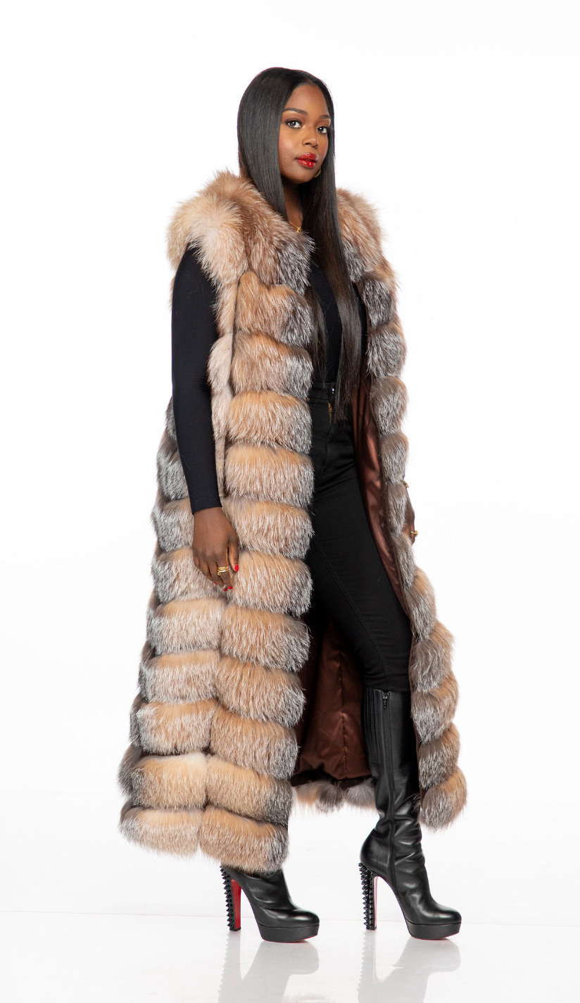 Gina  Fox Fur Vest