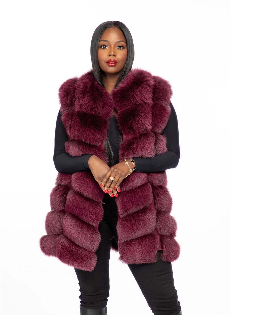 Shirley Fox Fur Vest