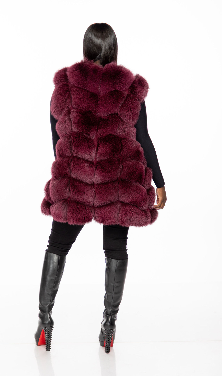 Shirley Fox Fur Vest