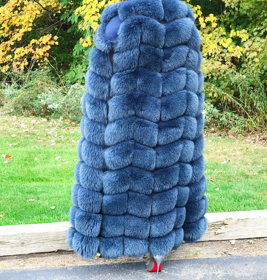 Customize Color: Gina Fox Fur Vest