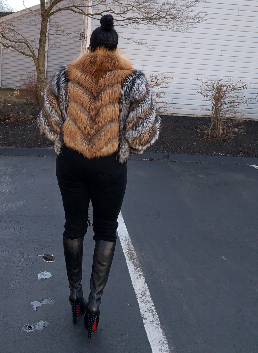 Thurmand Silver Fox and Gold Fox Fur Jacket