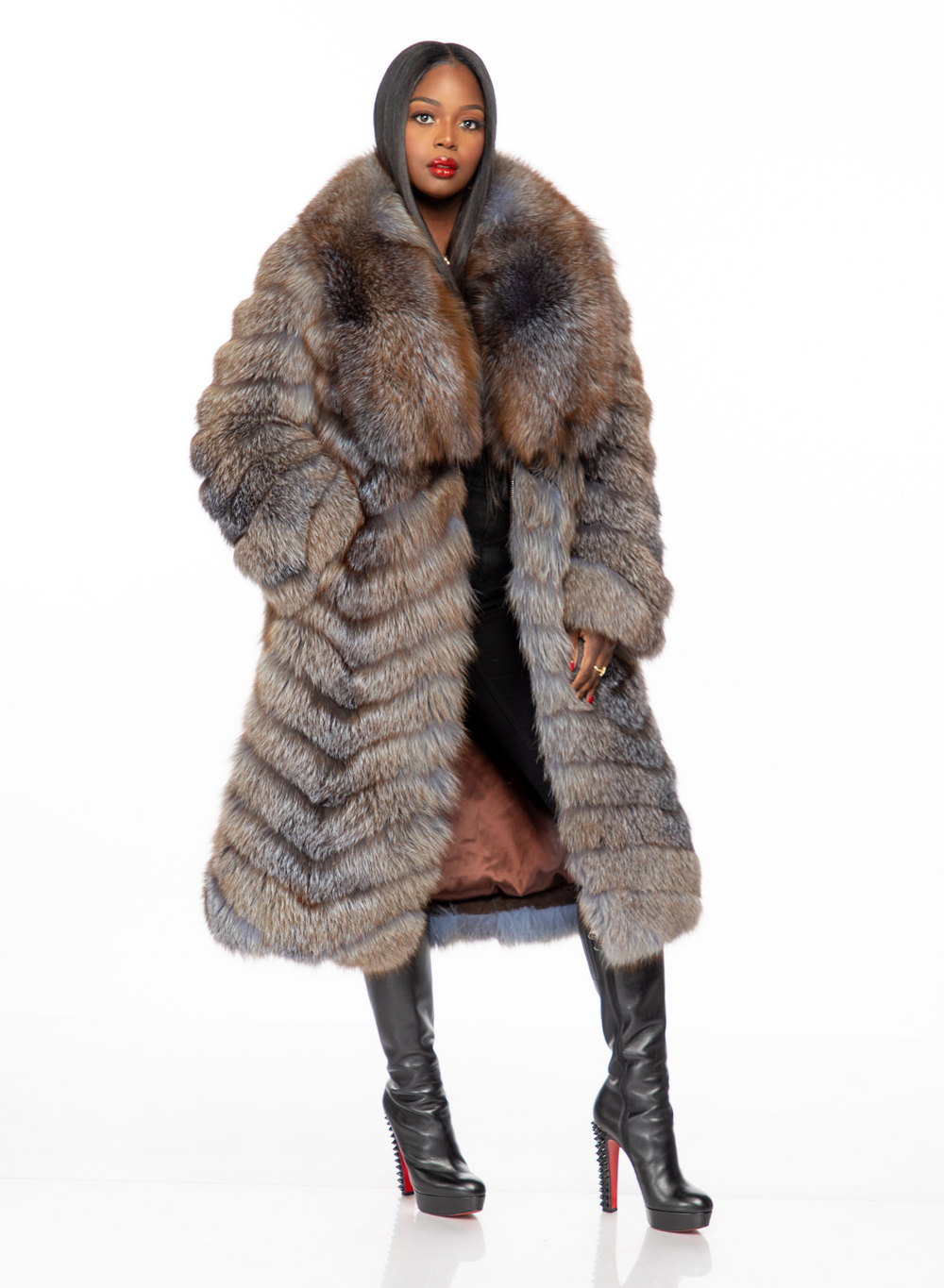 Milan Fox Fur Coat