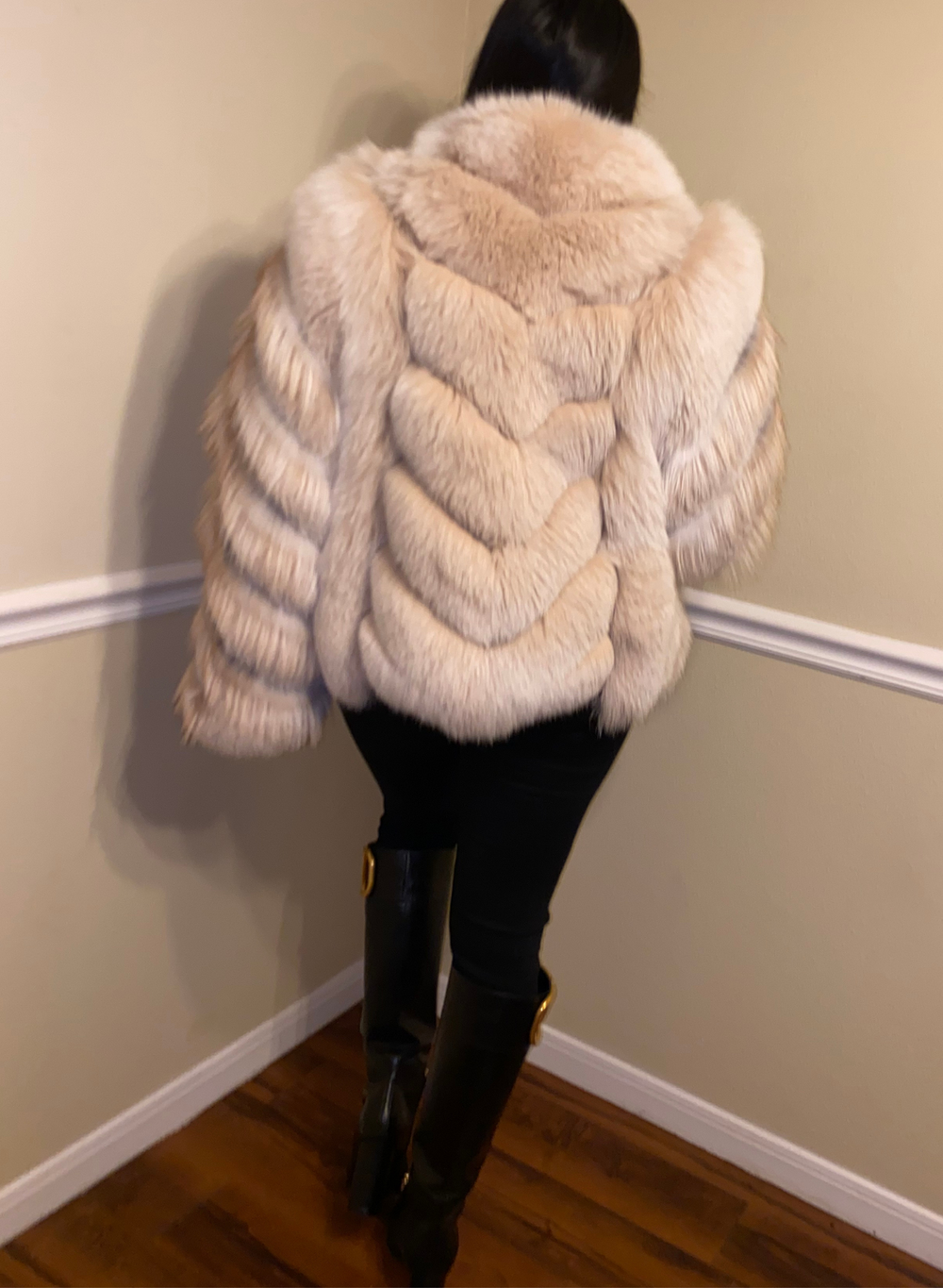 Size M Fox Fur Jacket