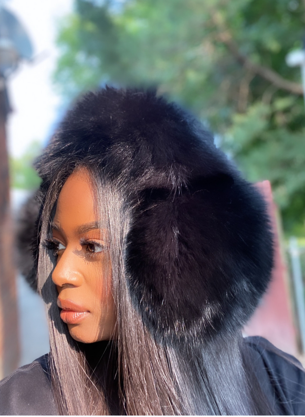 Skylar Oversized Luxe Fox Fur Earmuffs
