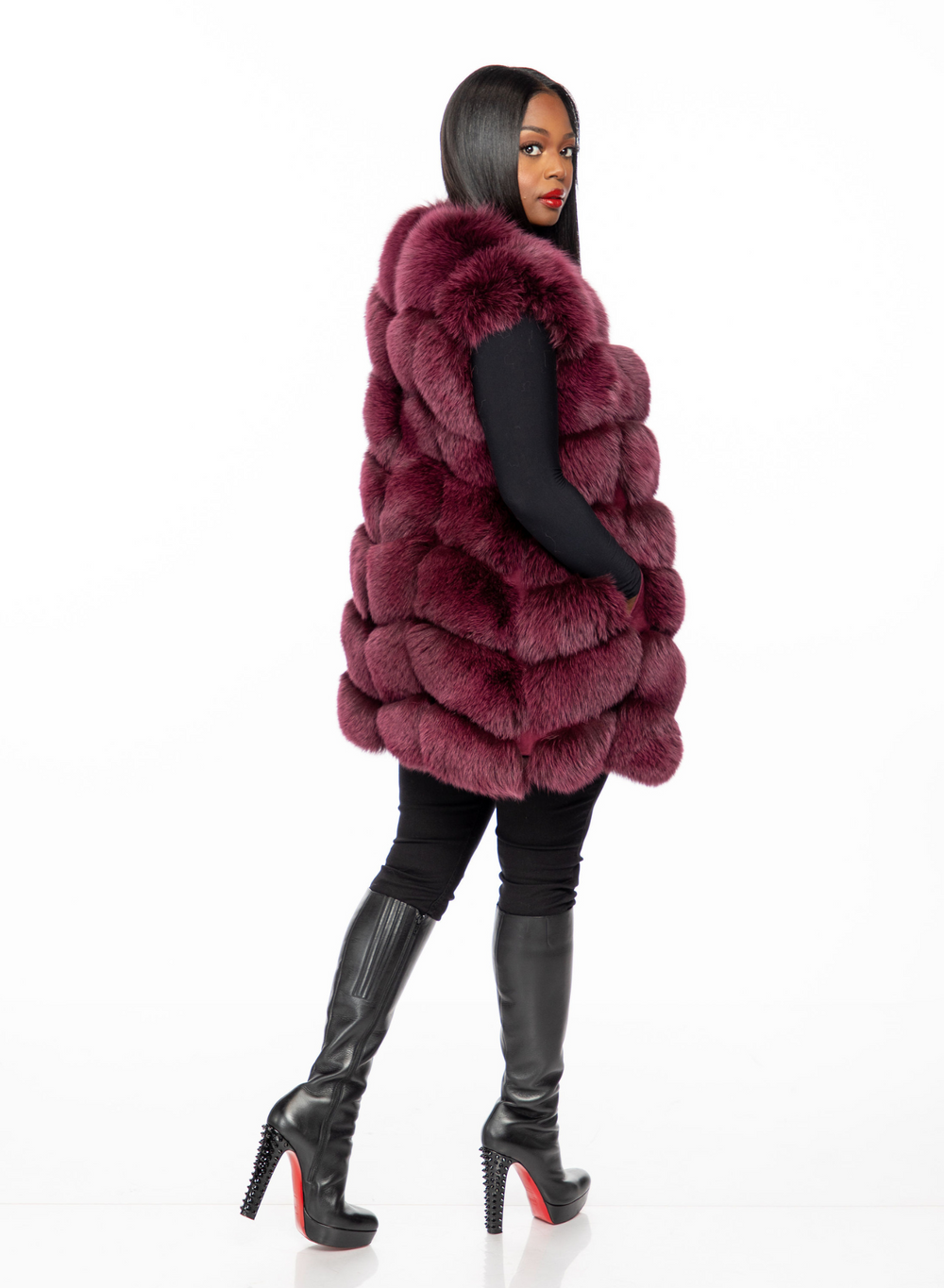 Shirley Fox Fur Vest