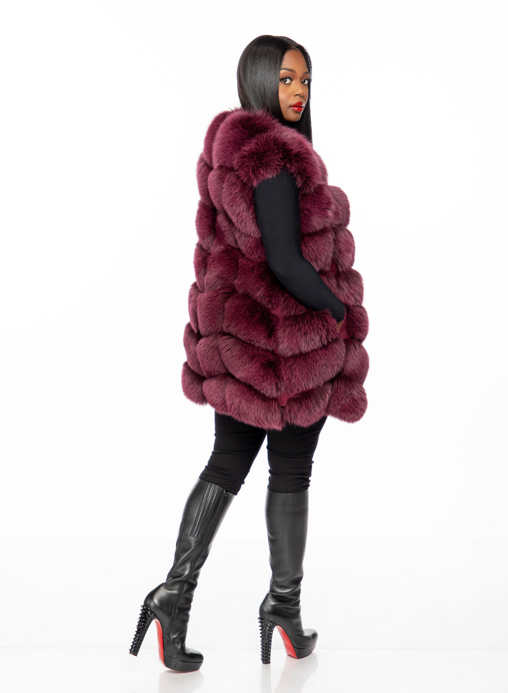 Genuine 2025 fur vests