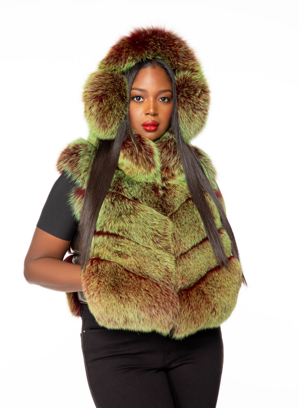 Lillian Fox Fur Vest