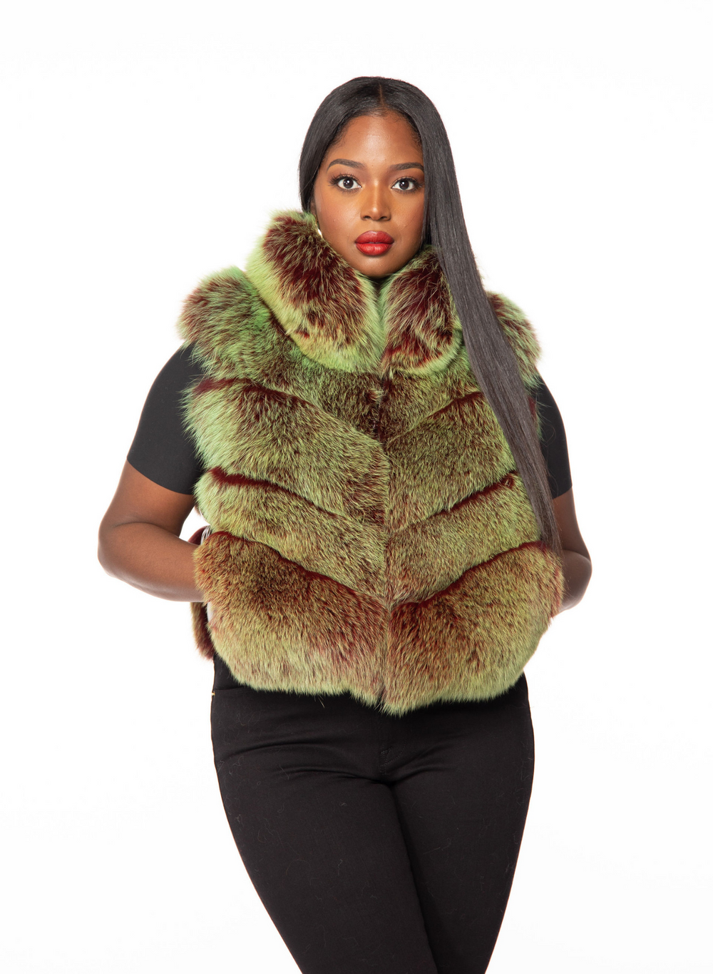 Lillian Fox Fur Vest