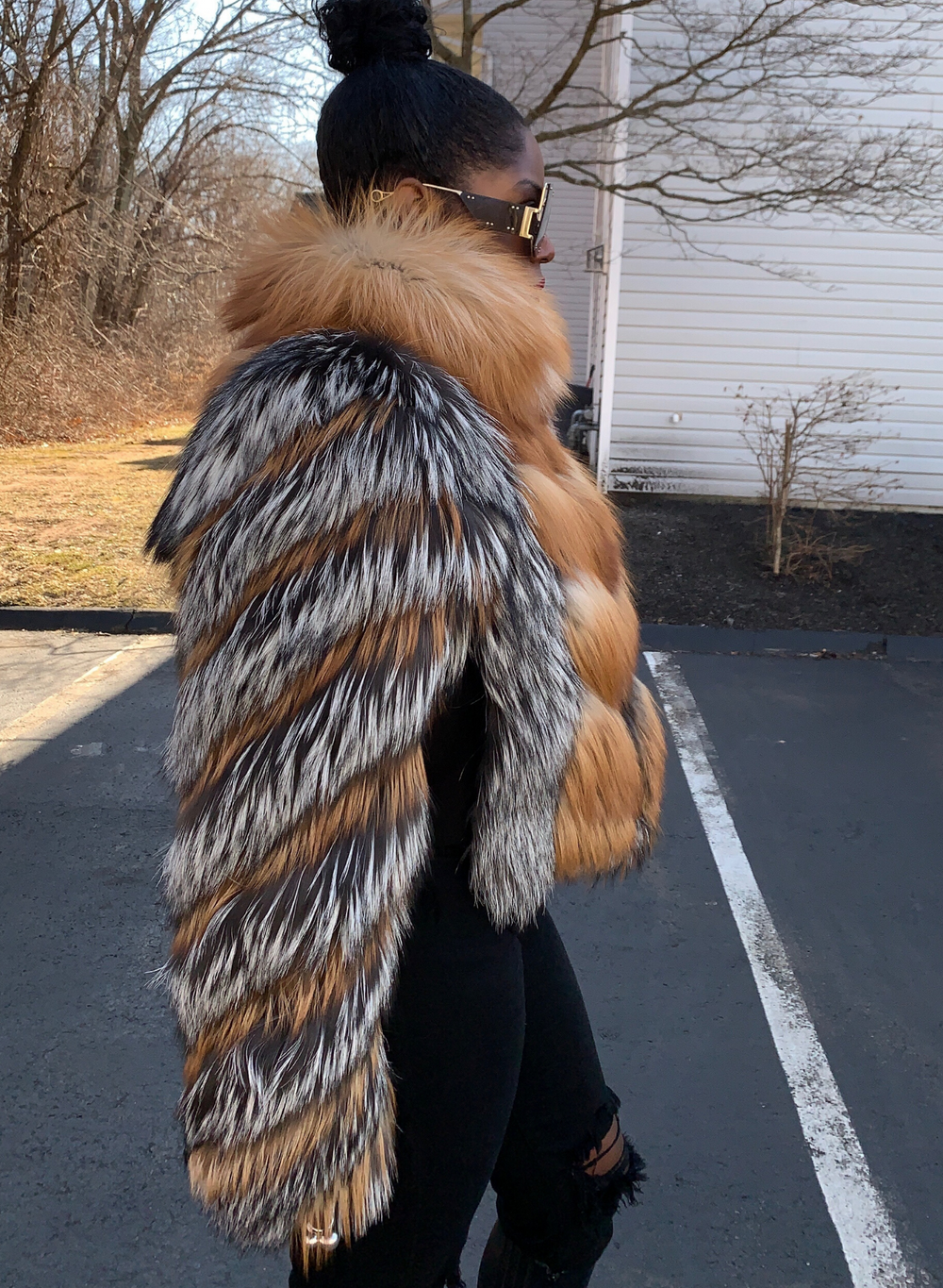 Thurmand Silver Fox and Gold Fox Fur Jacket